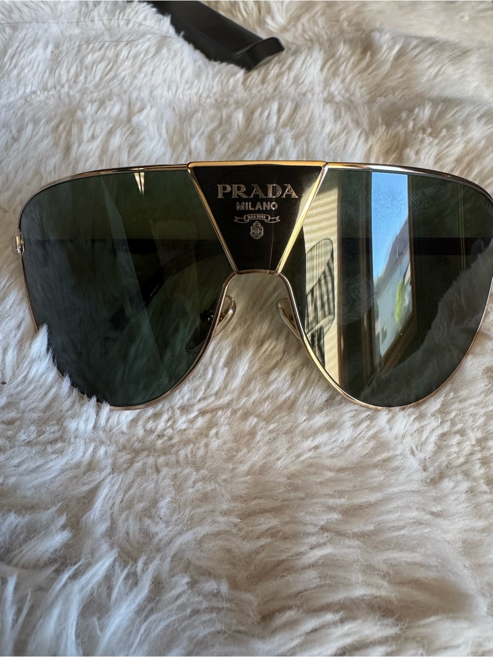 Prada Black Fabric Sunglasses Pouch and Box Set - Picture 11 of 12